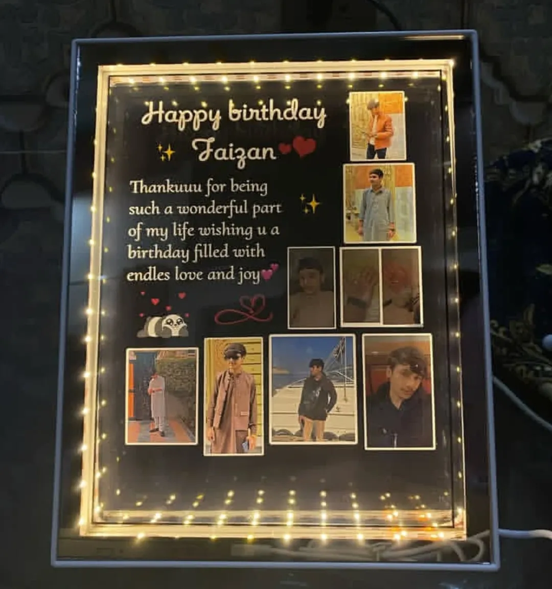 3D Crystal LED Photo Frame - Image 2