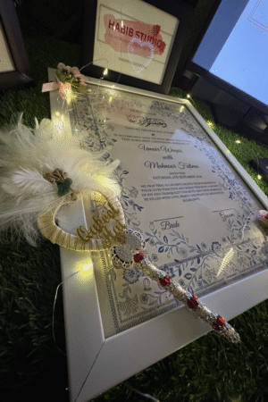 Noor-e-Nikkah White Frame